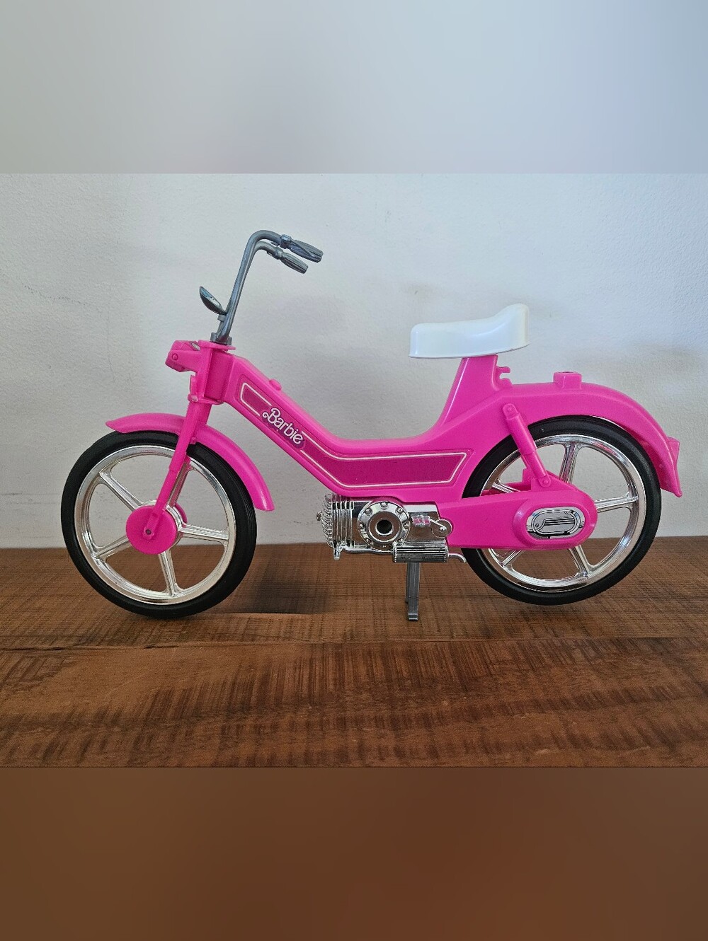 Vintage 1983 Barbie Pink Moped Scooter Motorcycle Mattel Doll Accessory